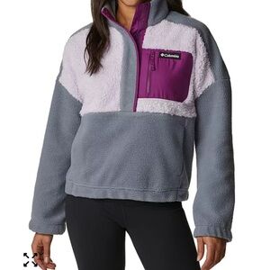 Columbia Women’s Lodge Sherpa Pullover EUC
